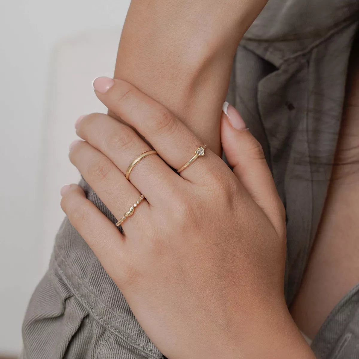 Anillo Corazon Con Circones - J13018