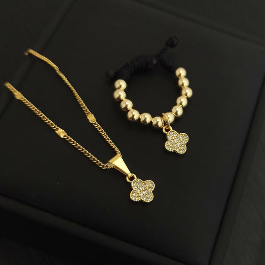 Juego VC Cadena, Dije y Anillo  - J41297