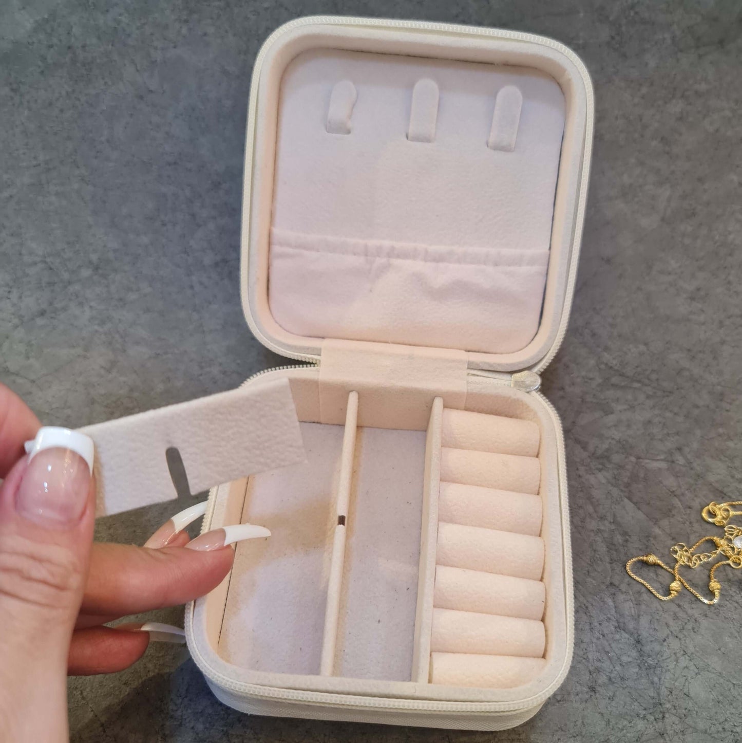 Joyero Pequeño Beige