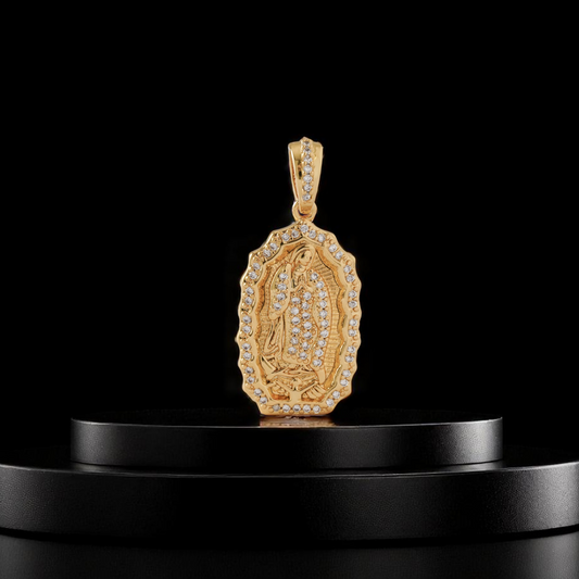 Dije Virgen Guadalupe Majestuosa Cristal - J23319