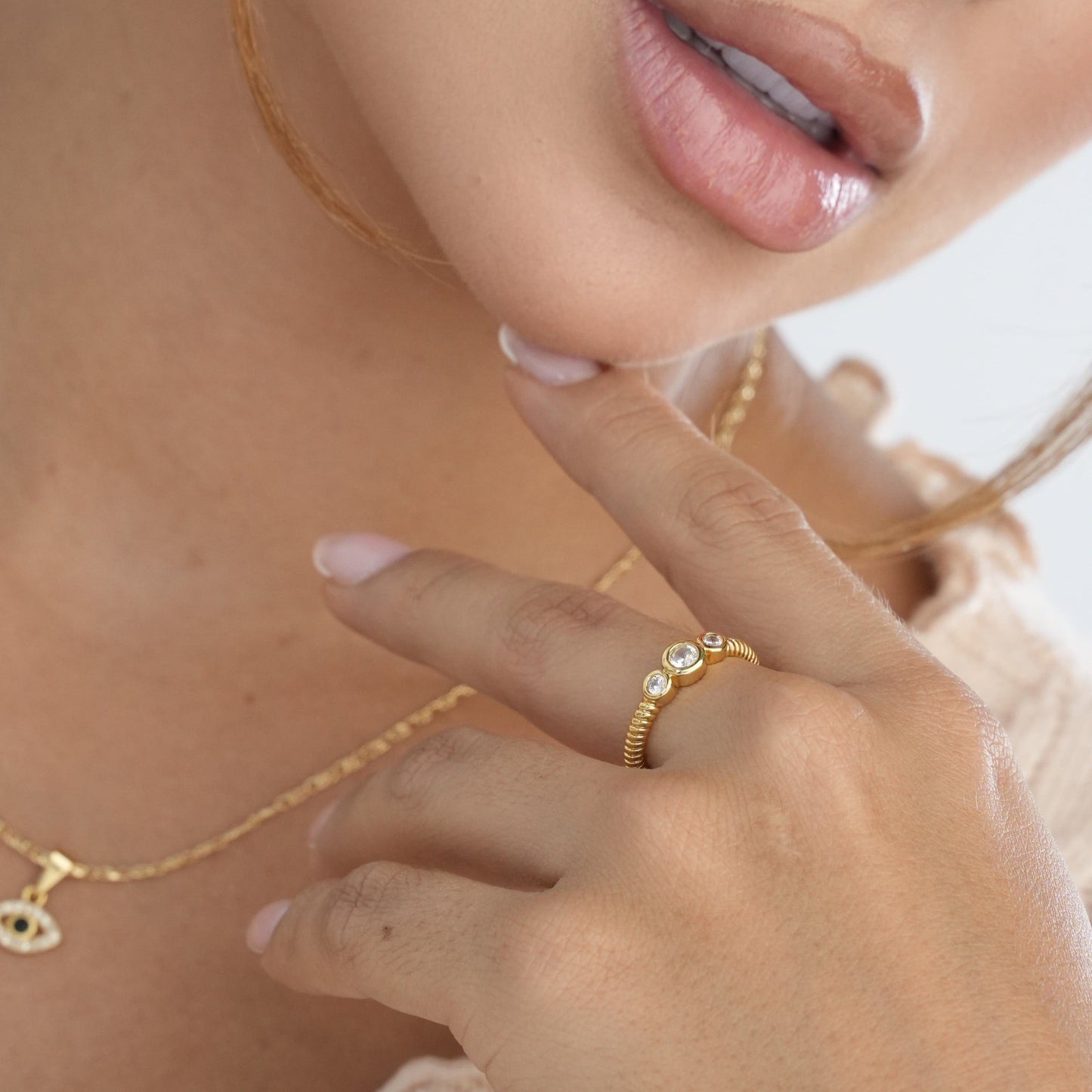 Anillo Ajustable Espiral