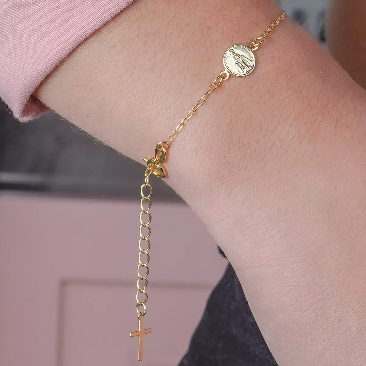 Pulsera Virgen la Milagrosa - J53011
