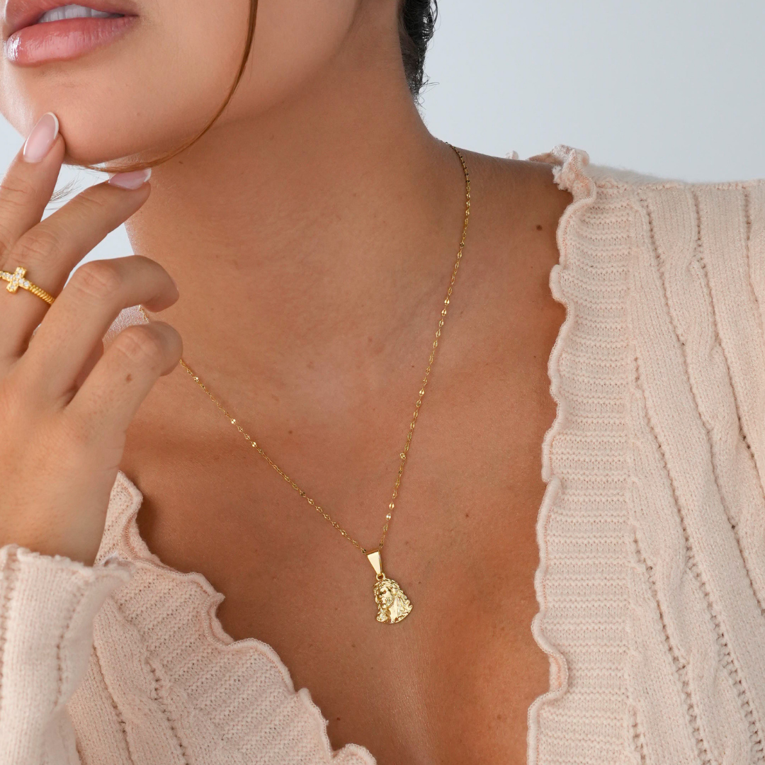 Dije Rostro de Jesús Clasico Mediano