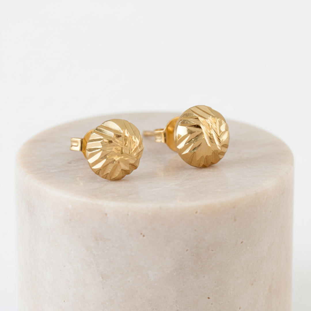 Topitos Medio Balin Diamantado 8mm