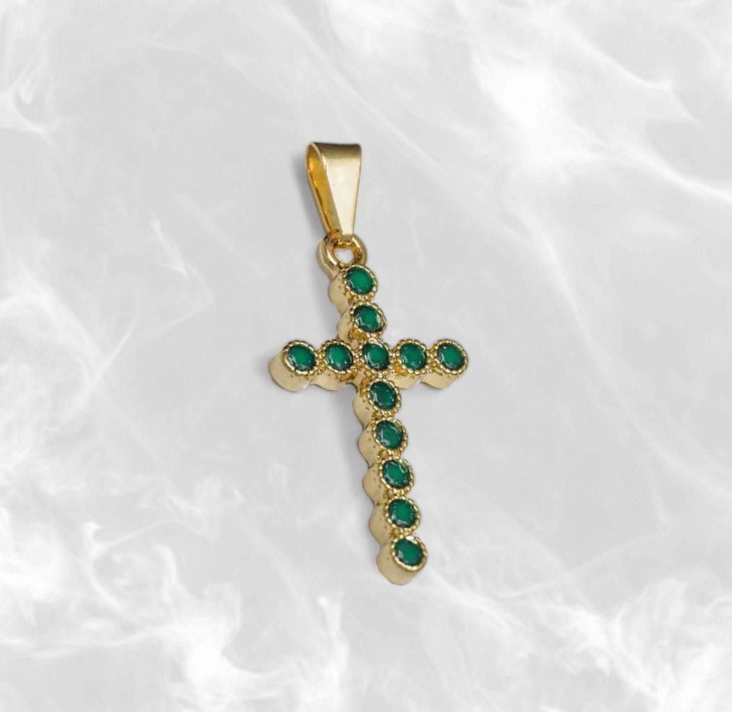 Dije Suprema Esmeralda con Textura - J23189V