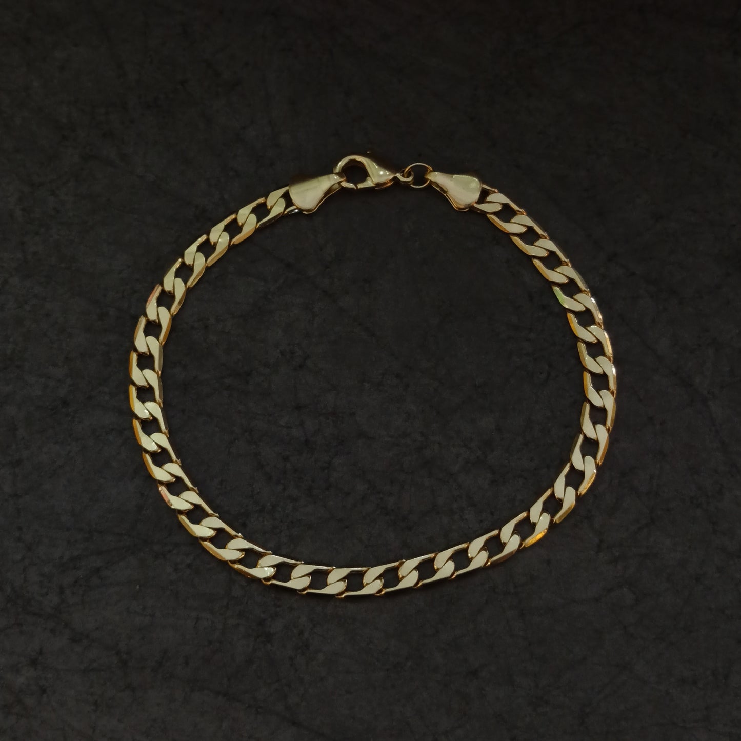 Pulsera Cubana con Reflejo - J54417