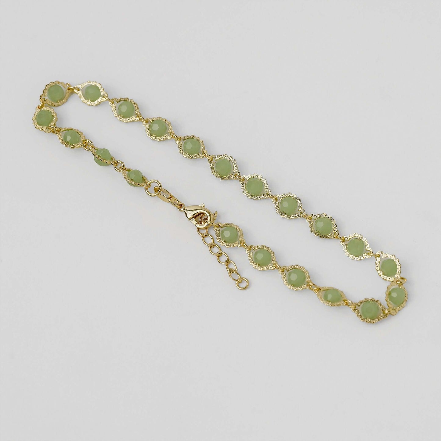 Tobillera Piedras Verde - J54109