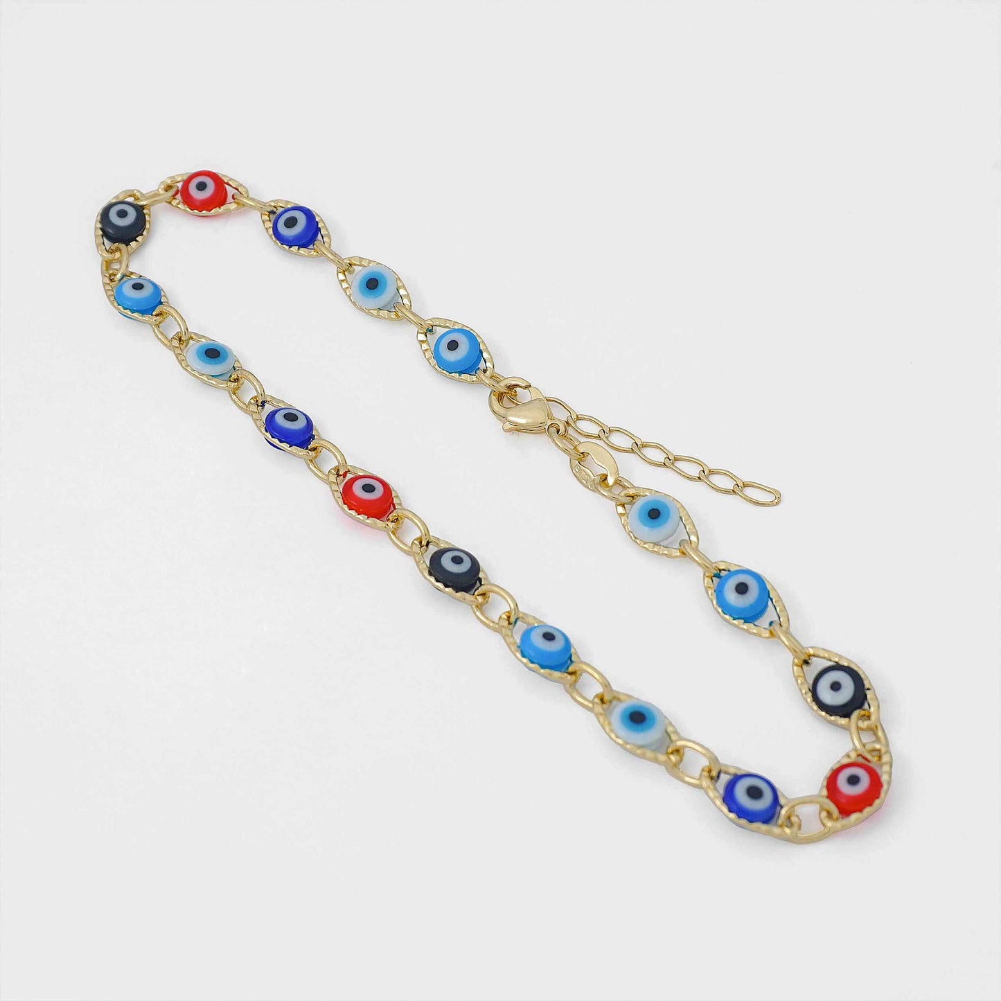 Tobillera Ojos Turcos de Colores - J54069