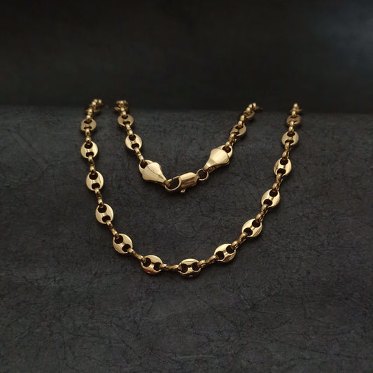 Cadena Grano de Café larga - J44038