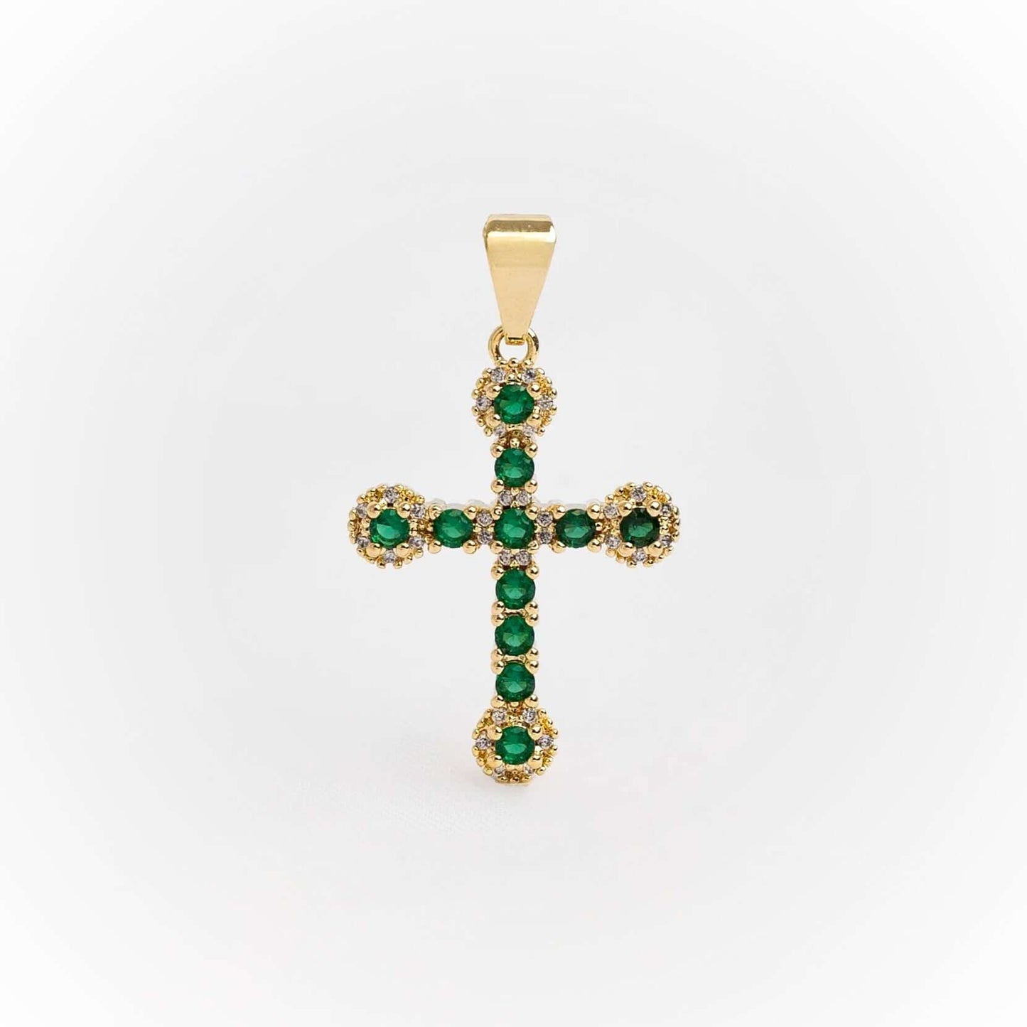 Dije Cruz Amor Esmeralda - J23221