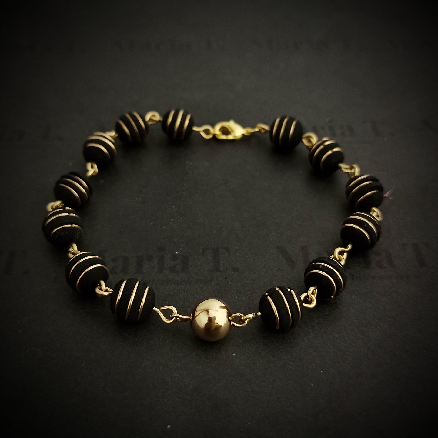 Pulsera Neoprenos Argollas en Filigrana - PFN8