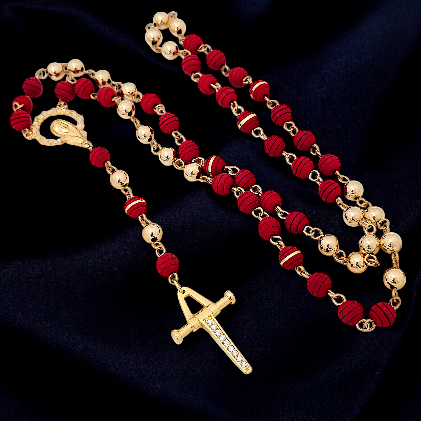 Rosario Cruz Péndulo con Neoprenos - CN823038