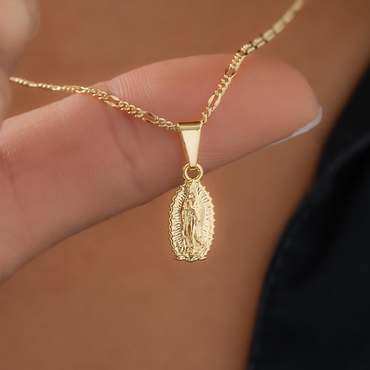 Dije Virgen Guadalupe Tallada Pequeña - J24259