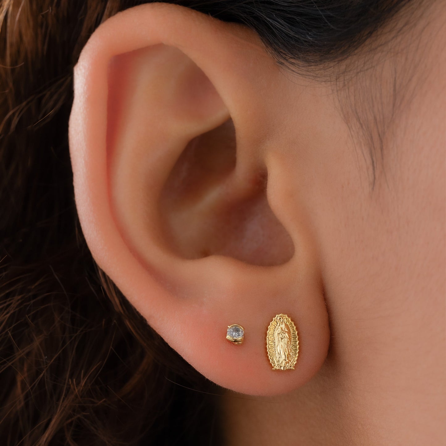 Topitos Virgen Guadalupe Tallada - J34259