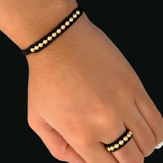 Manilla y Anillo Tejido Combo - MC#4