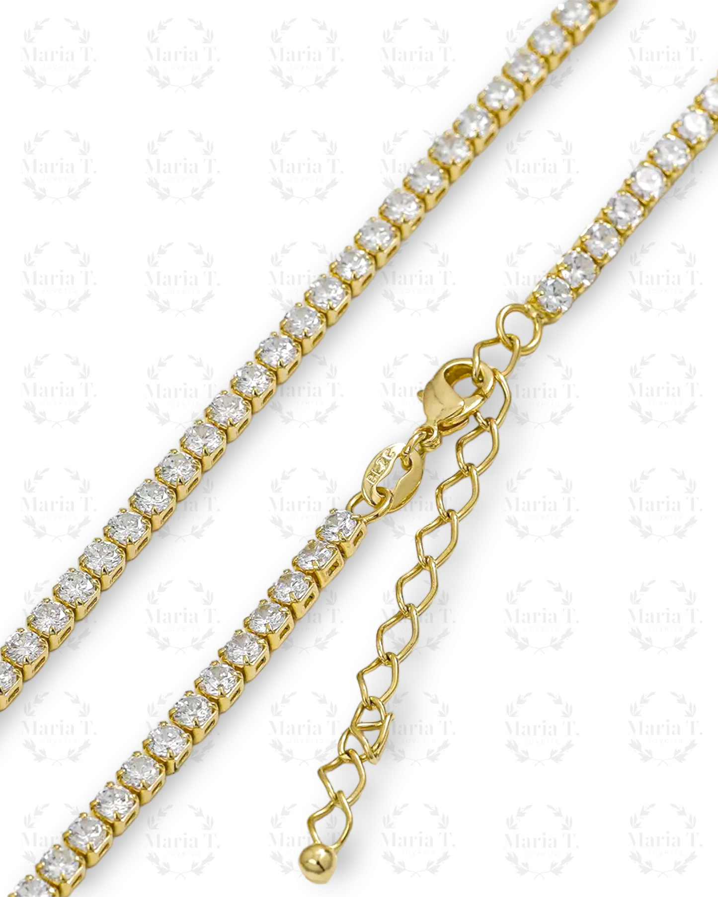 Cadena Circonias Unisex - J43001
