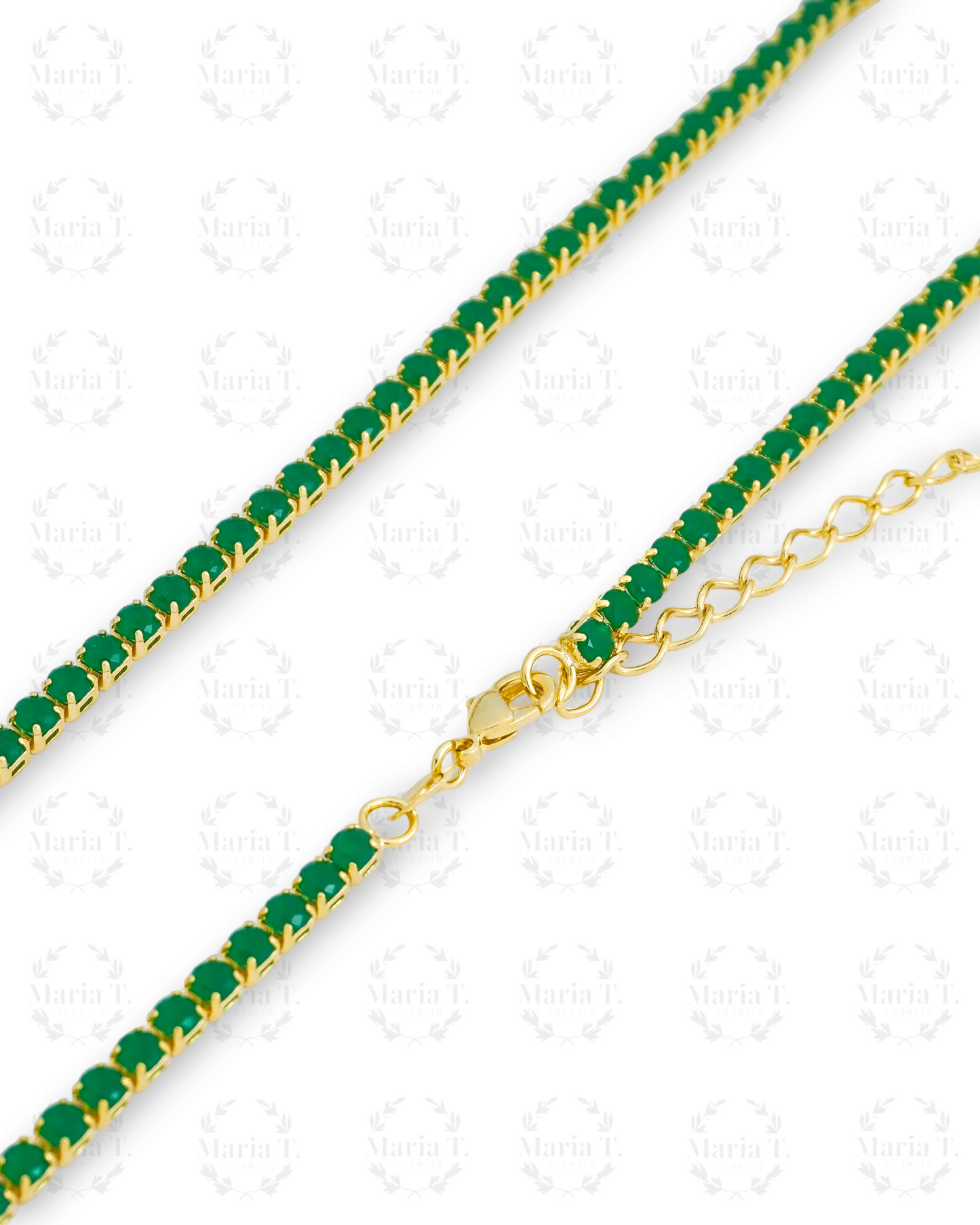 Cadena Circonias Unisex - J43001