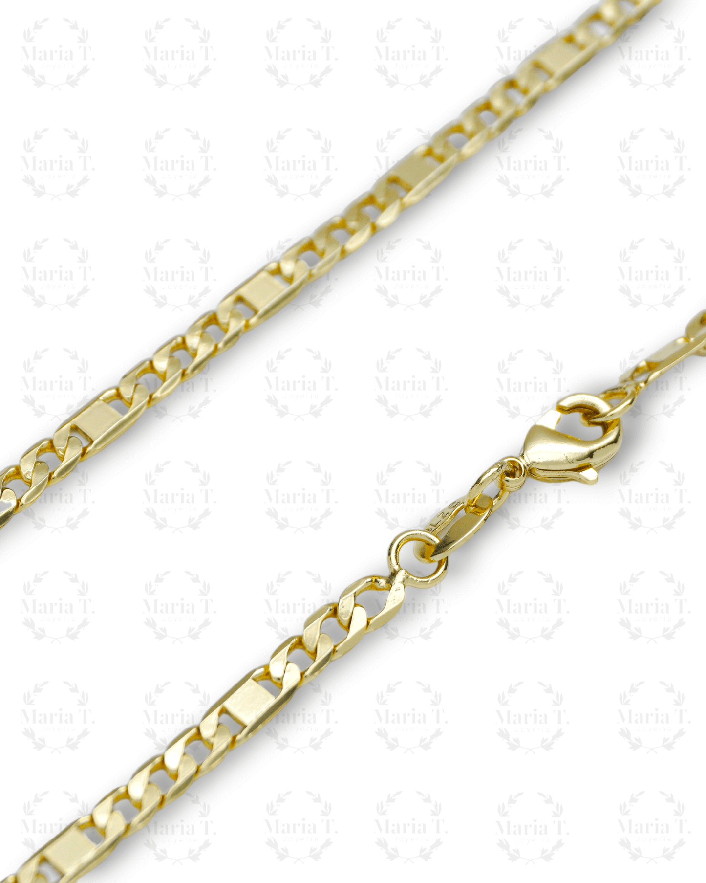 Cadena Fígaro con Escalera - J44438