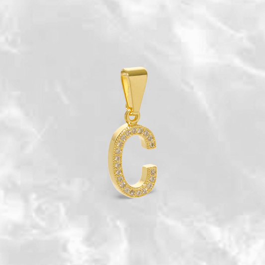 Dije Letra C con Brillantes - J24360C