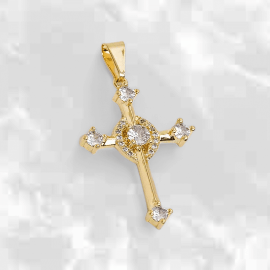 Dije Cruz con Aro - J23217