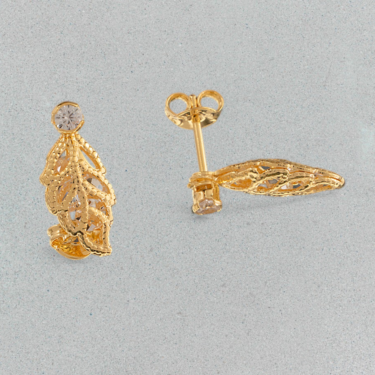 Topitos de hoja con textura - J34024