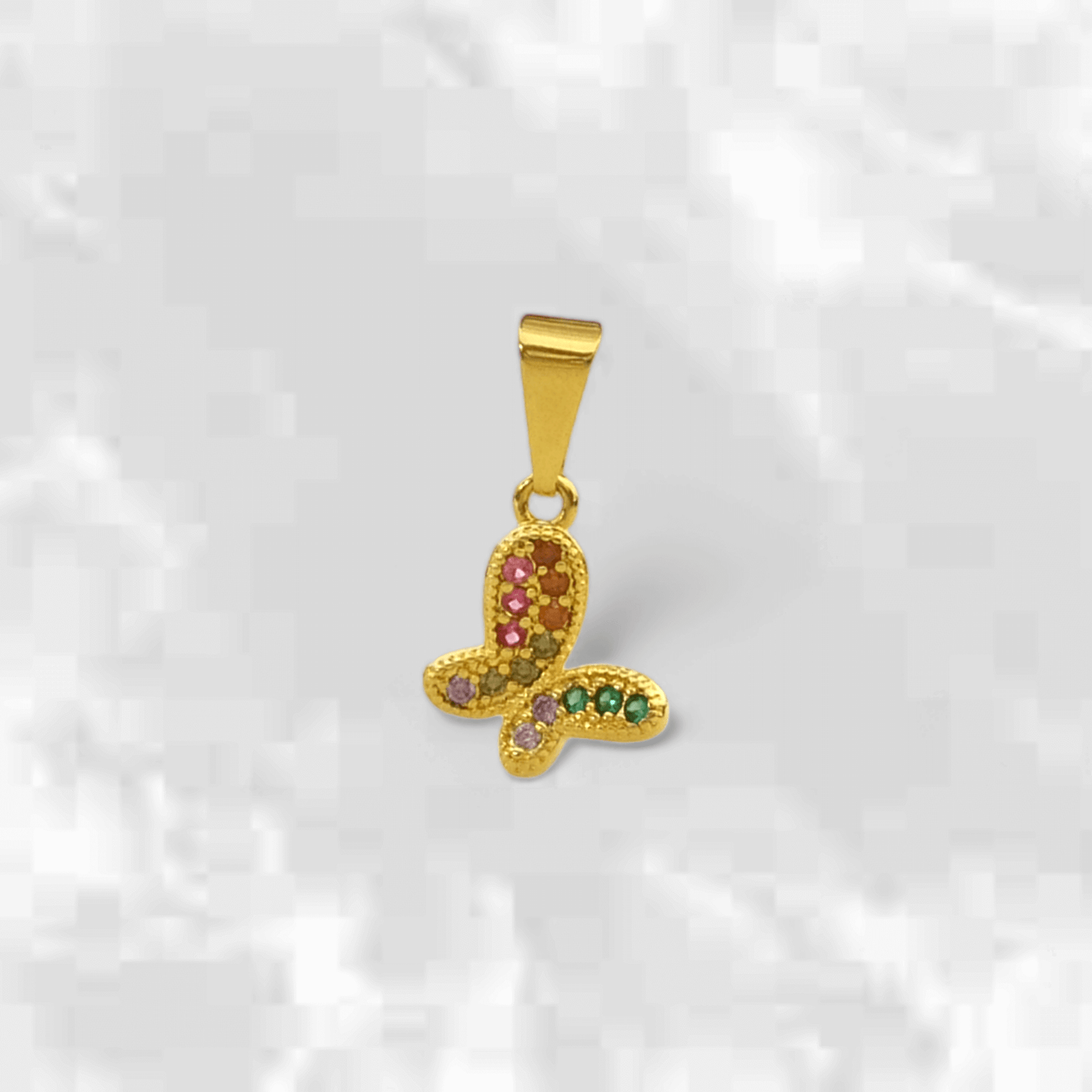 Dije Mariposa de Colores - J23190