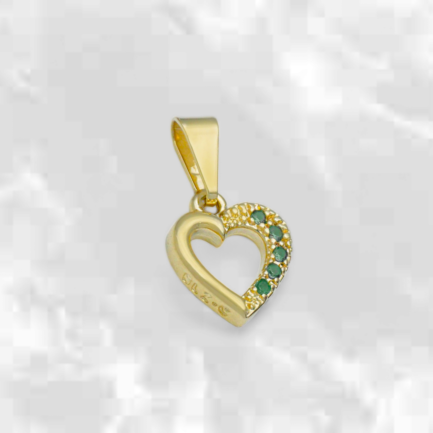 Dijes Corazón Eterno Verde - J23165V