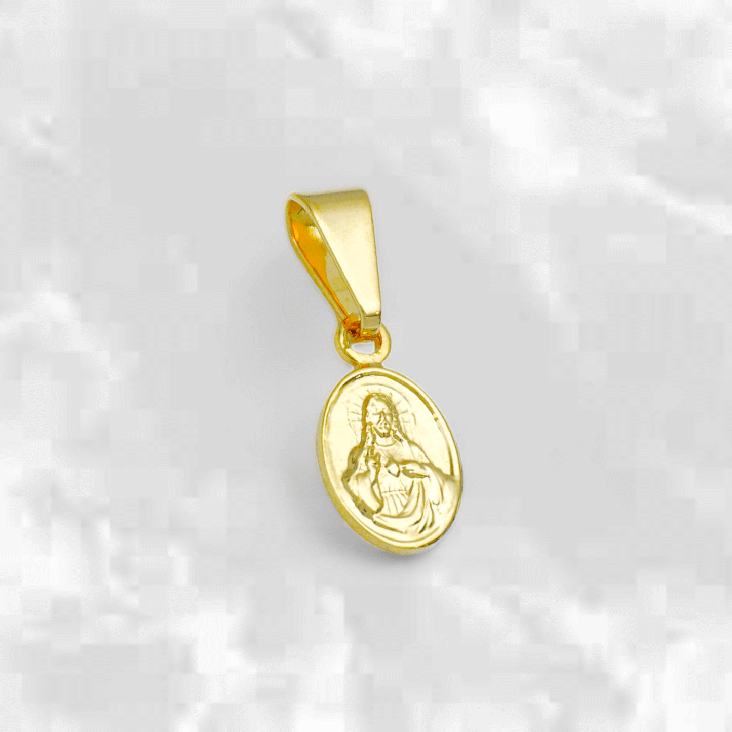 Dije medalla sagrado corazón - J23543