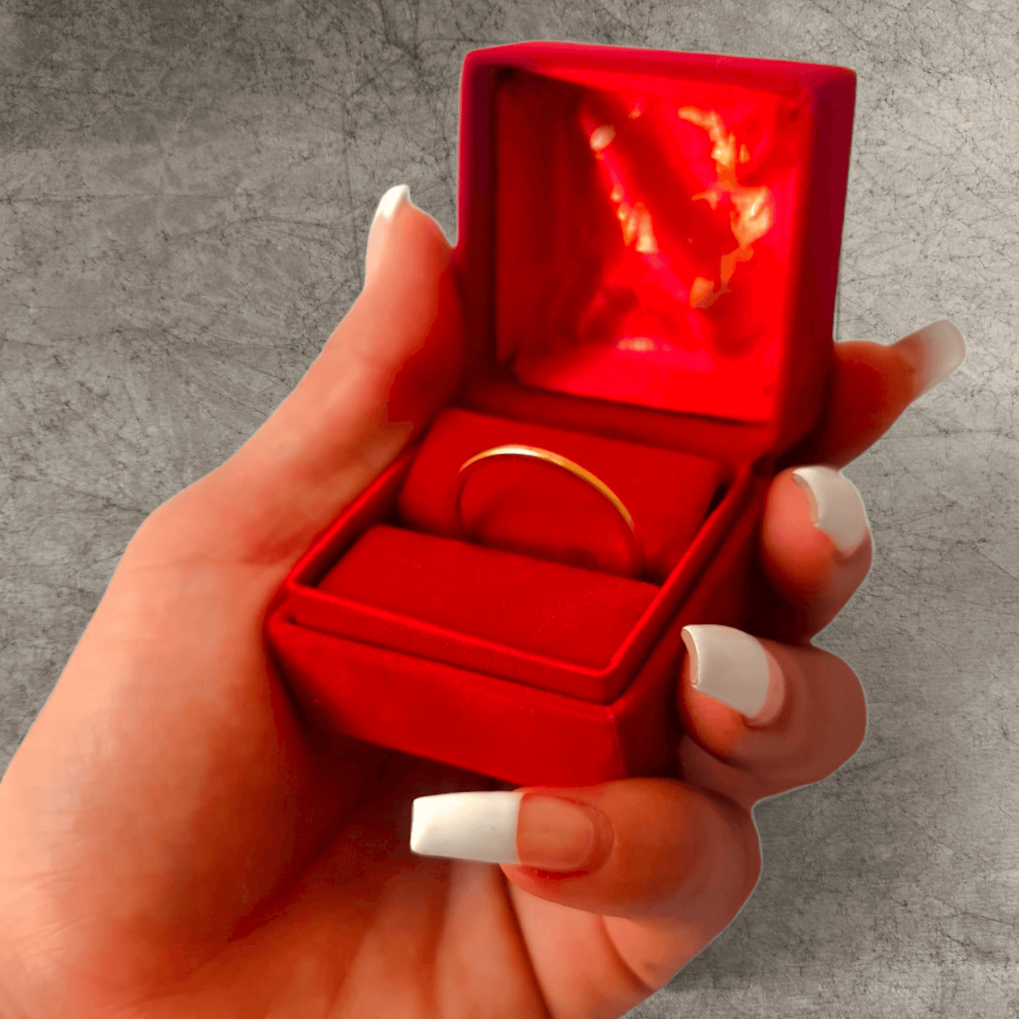 Empaque Gamuza Roja