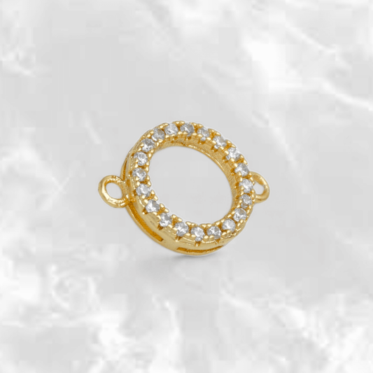 Herraje Argolla con Brillantes - J23074