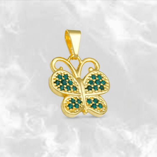 Dije Mariposa Verde - J23098