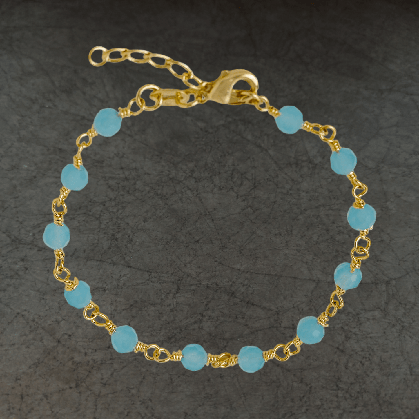 Pulsera Piedras Azules - J54071