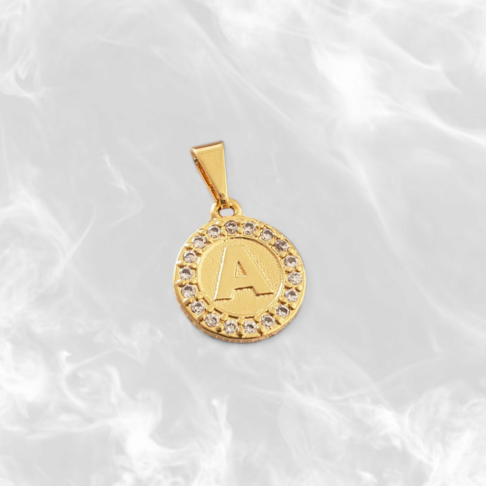 Dije Inicial con brillantes - J23360