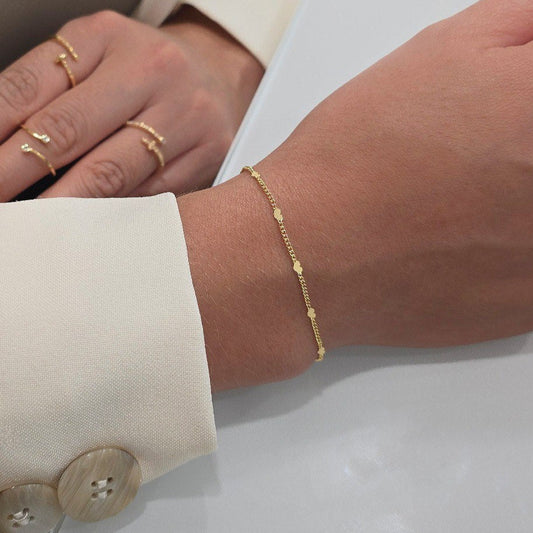 Pulsera Mini Corazones - J50021