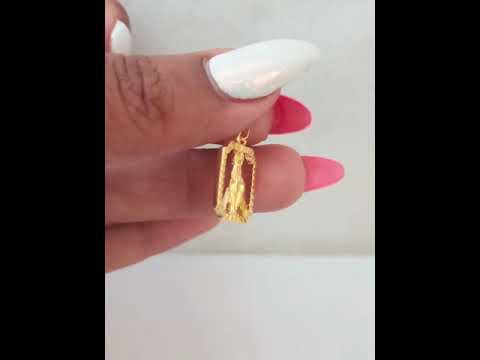 Dije Silueta de la Virgen Milagrosa - J23208