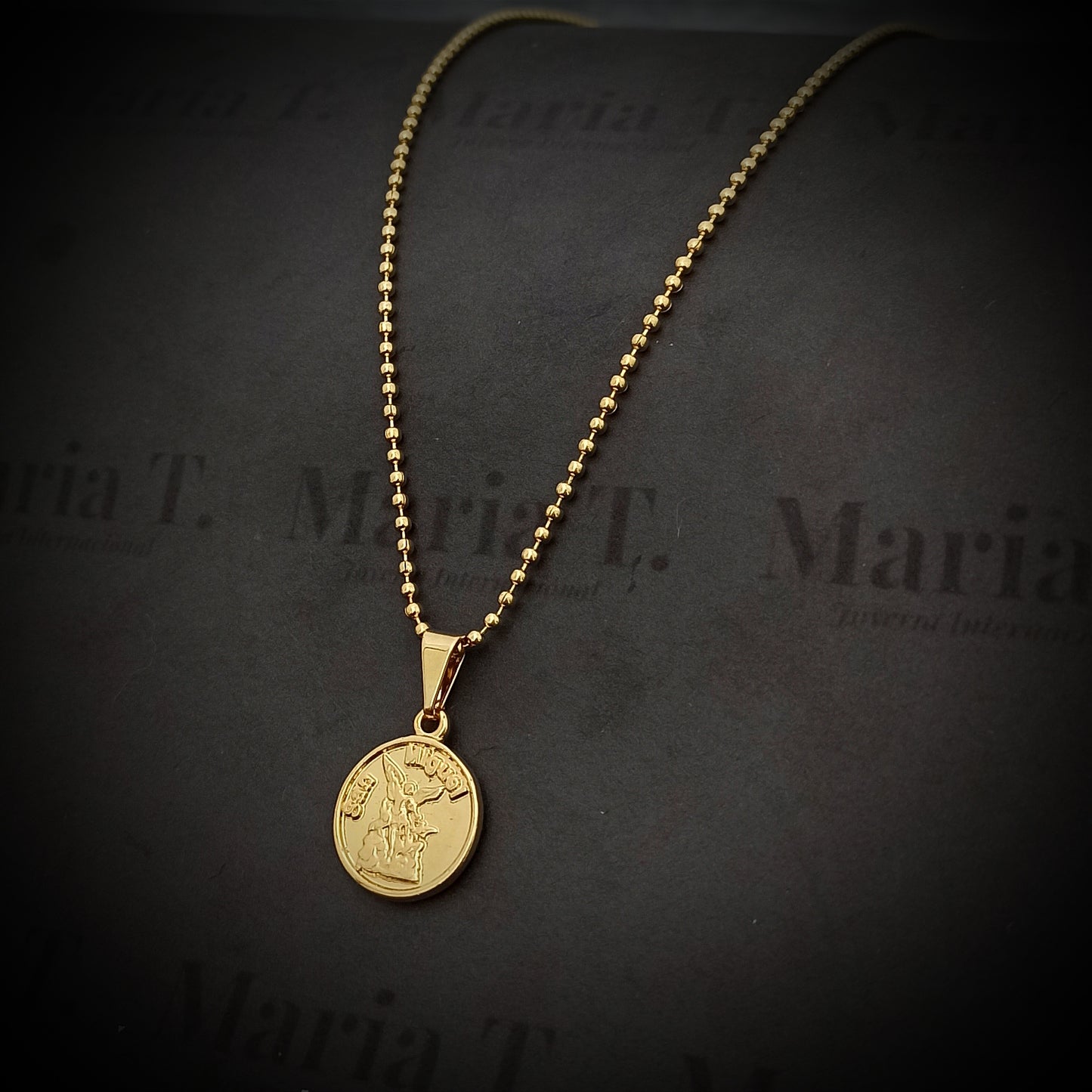 Juego Cadena Militar y Medalla San Miguel Arcángel - JC44900
