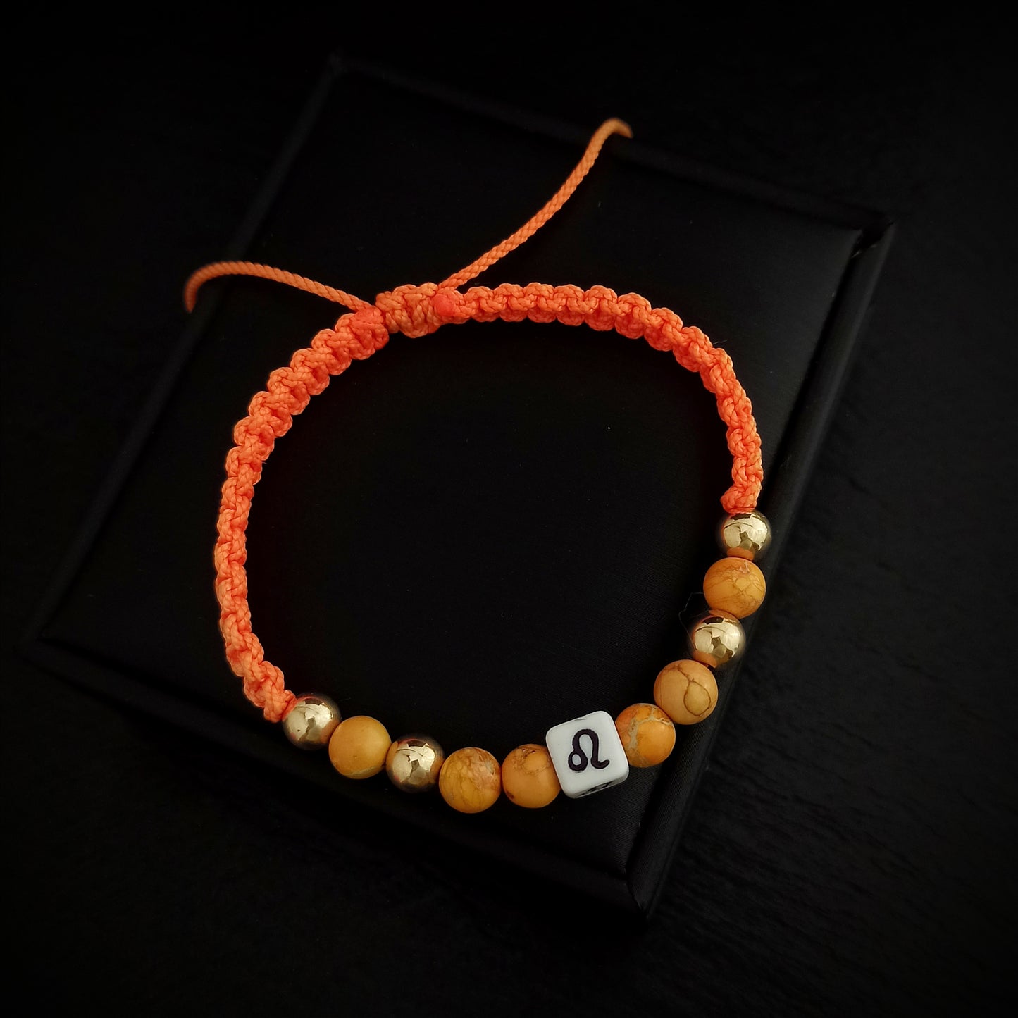 Manilla Jaspe Naranja Leo - MLeo#6