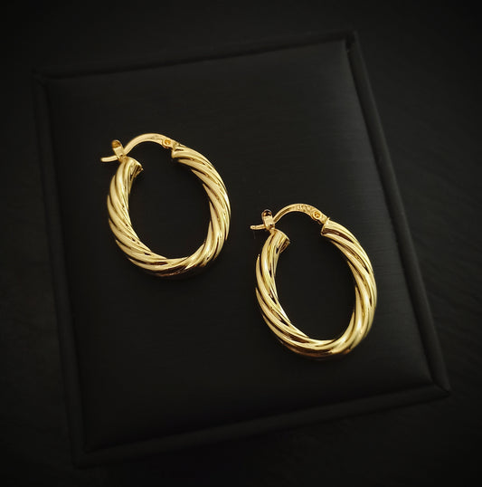 Candongas Ovalo Twist - J34265