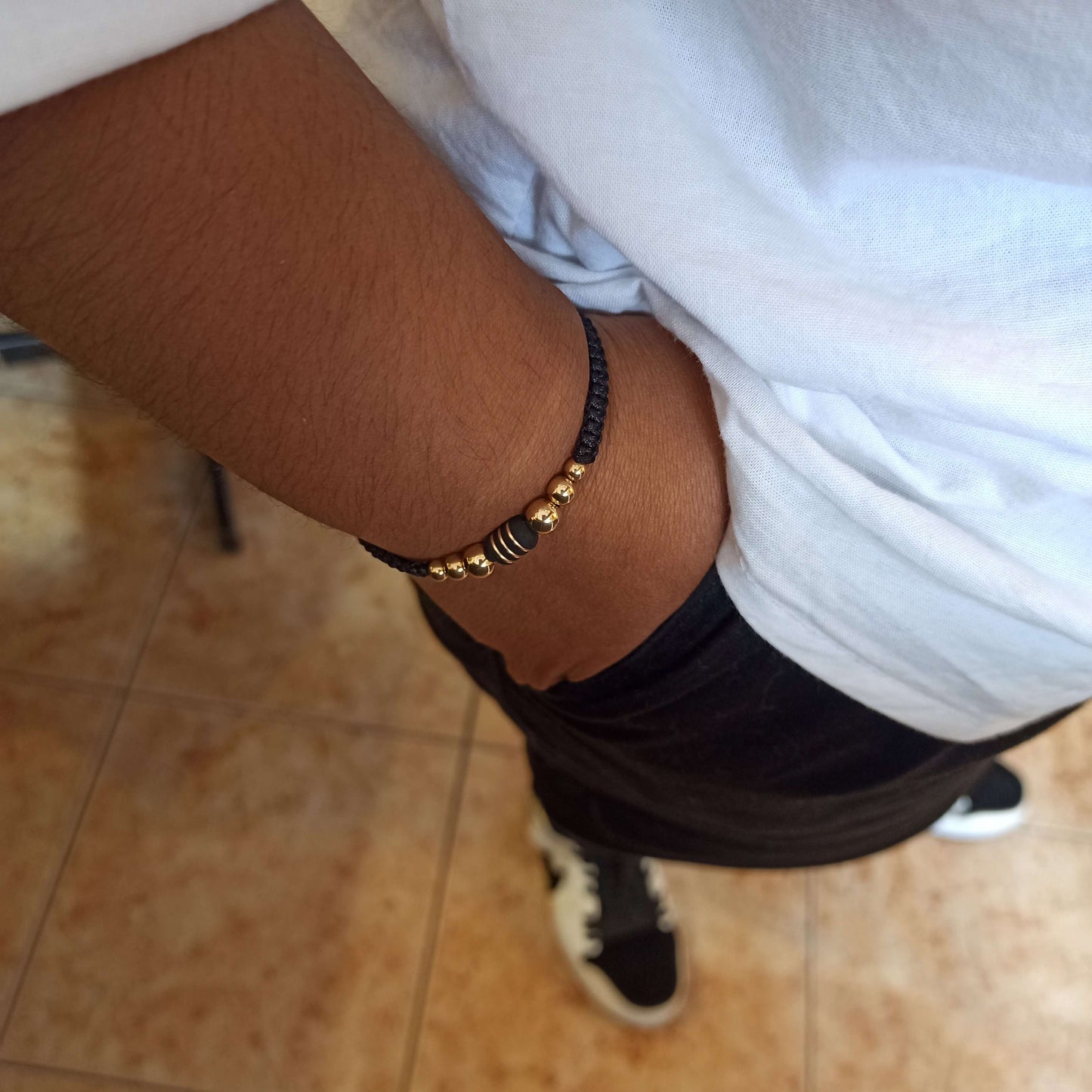 Manilla con balines y Neopreno 3 argollas - M#654N3A