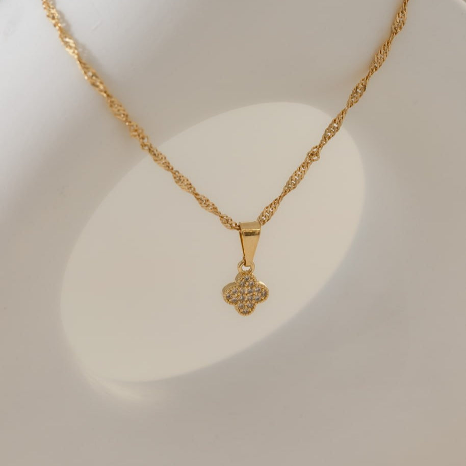 Dije Clover Royale con Circonias Mini