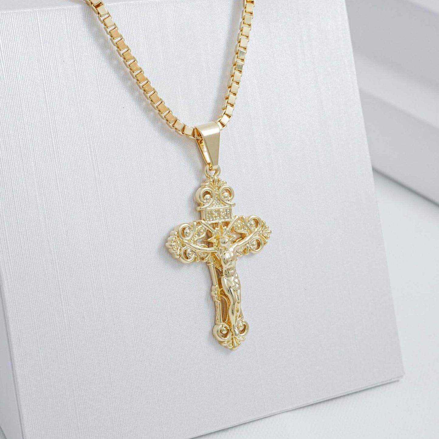 Juego Cruz Cristo Milagroso - J44140