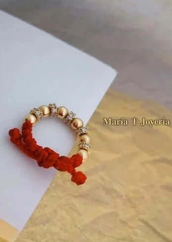 Anillo Rondel Con Circonias - A#4,24799