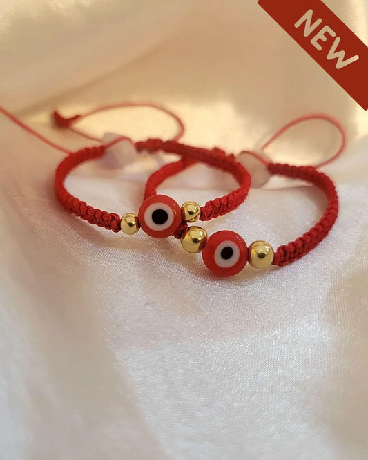 Par de Manilla Ojo Turco Rojo Protector - Mojo