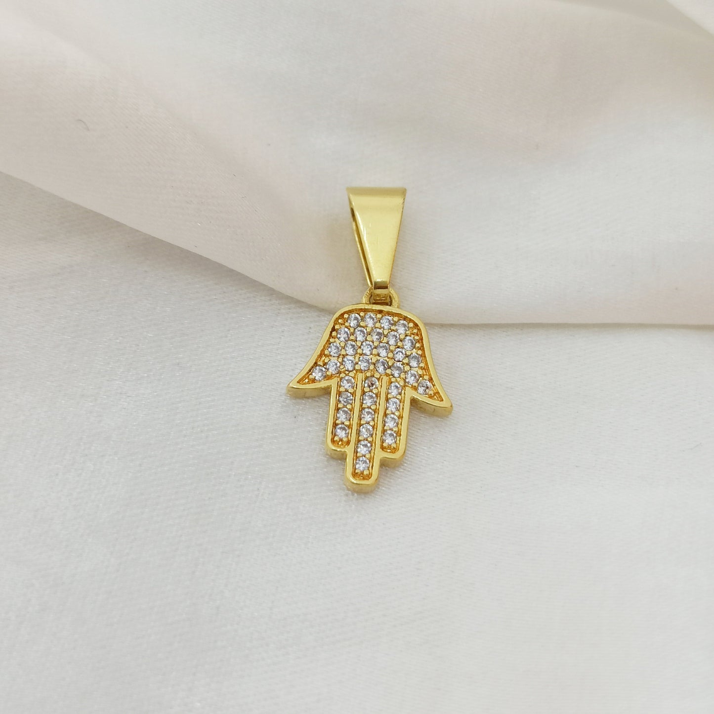 Dije talismán con brillantes - J24350