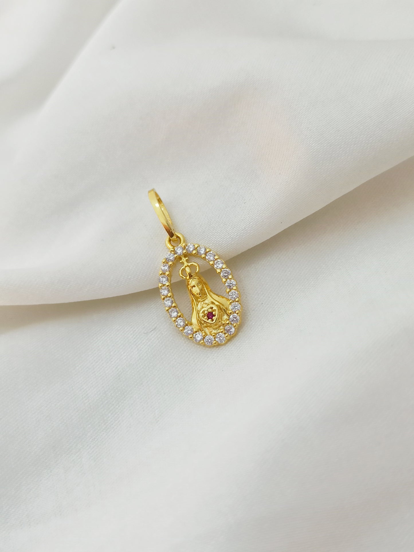 Dije Sagrado Corazón con Brillantes - J22147