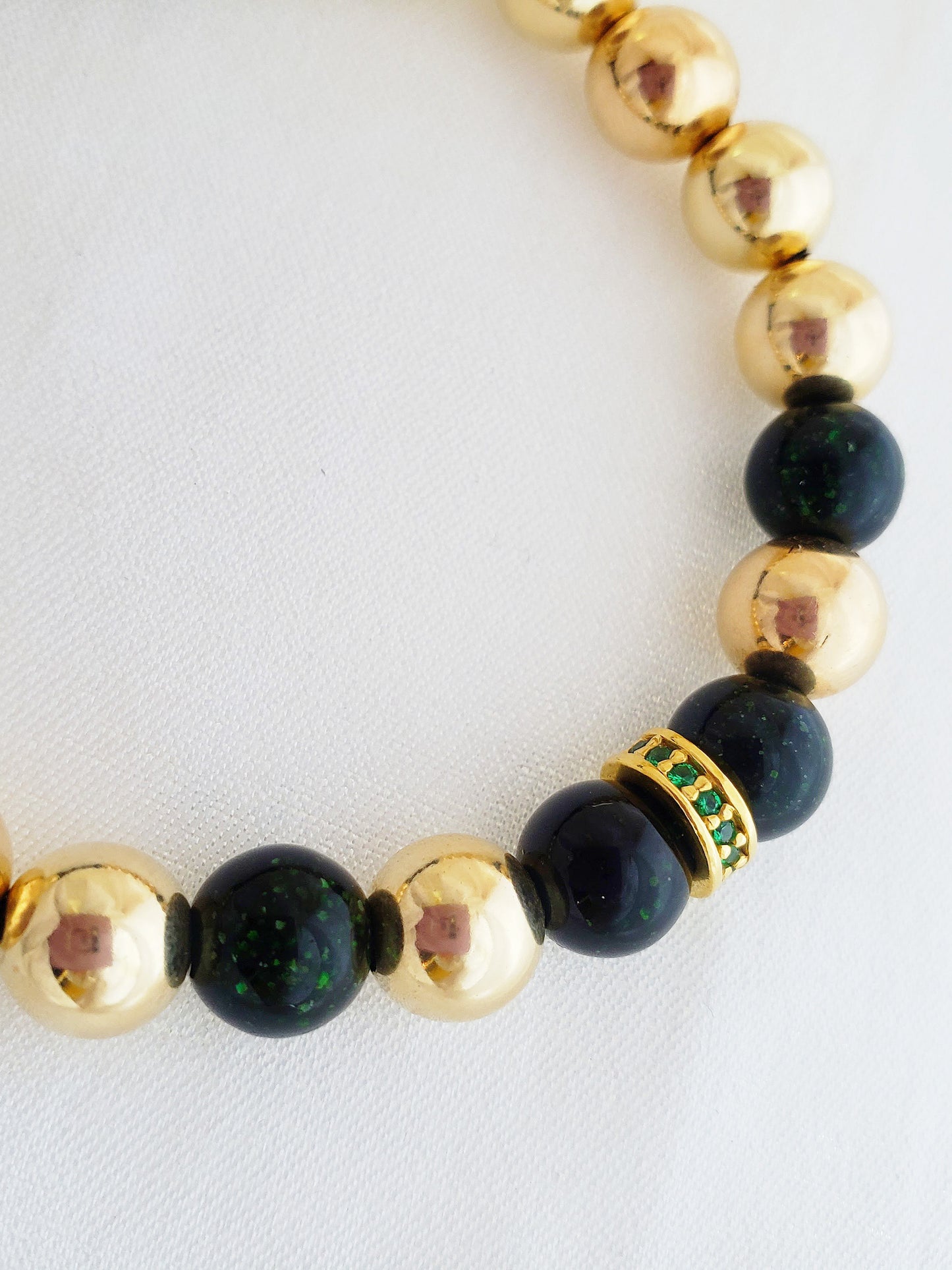 Manilla Lluvia de Esmeralda - M22799 + Manilla Élite