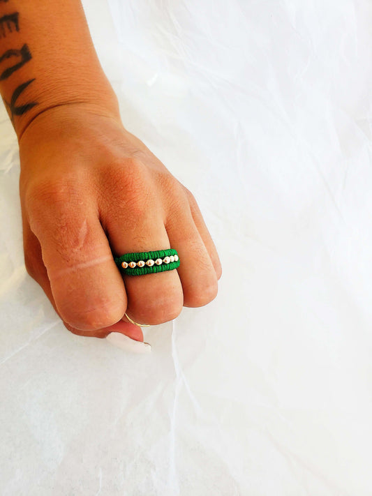 Anillo Lineal Verde