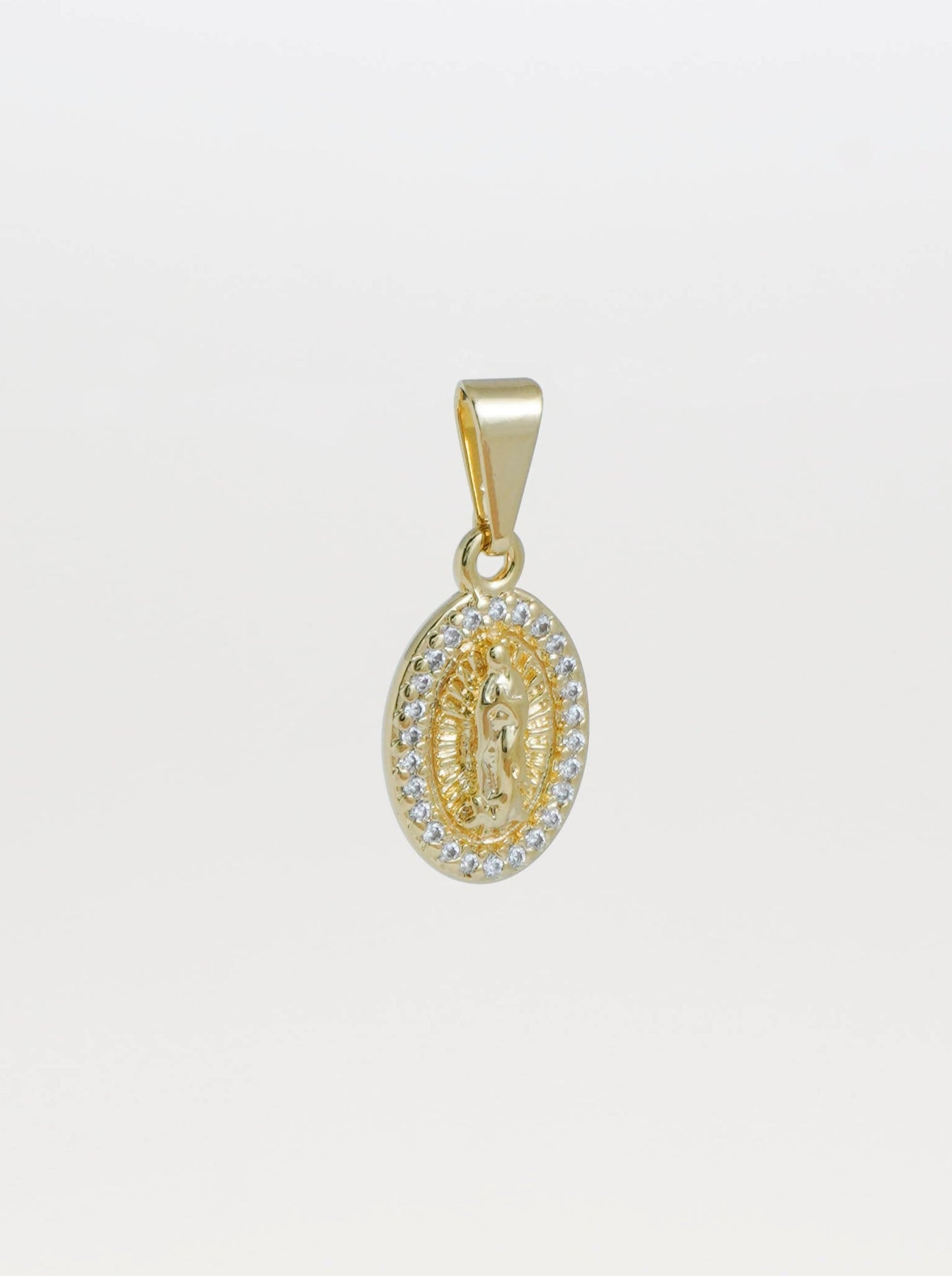 Dije Guadalupe con Brillantes - J23142