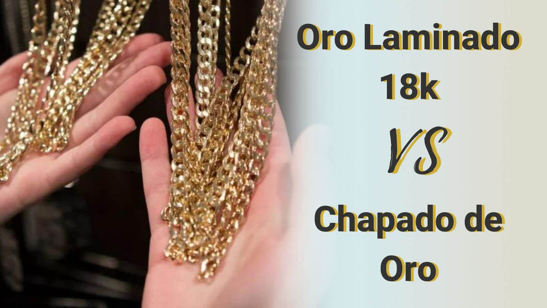 DIFERENCIA ENTRE EL ORO LAMINADO Y EL ENCHAPADO DE ORO