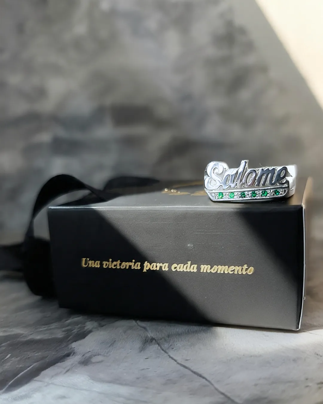 Anillo Ego | Anillo Personalizado con Nombre en Plata 925